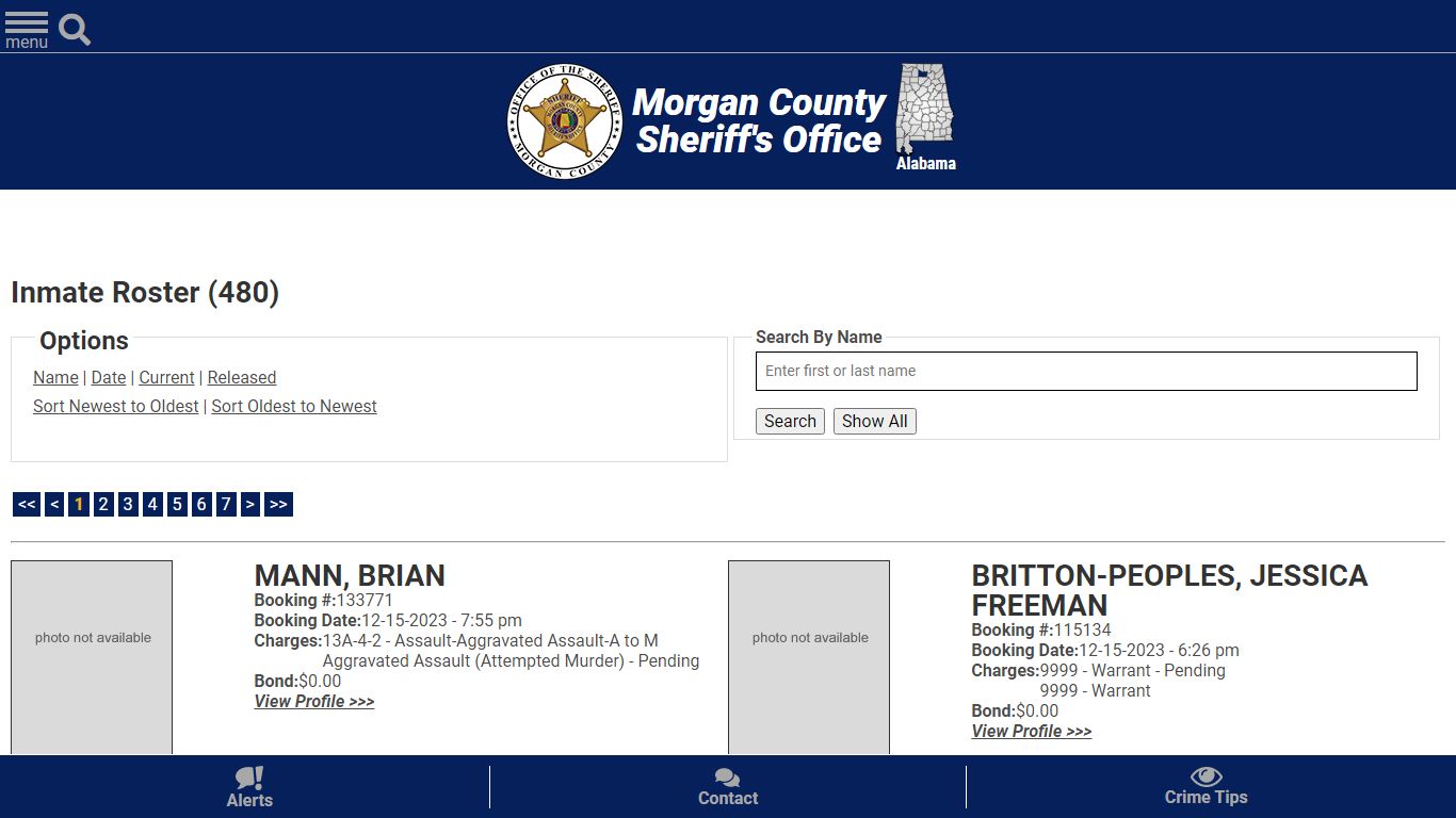 Inmate Roster - Current Inmates Booking Date Descending - Morgan County ...